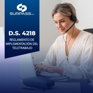 D.S. 4218 - REGLAMENTO DE IMPLEMENTACIÓN DEL TELETRABAJO