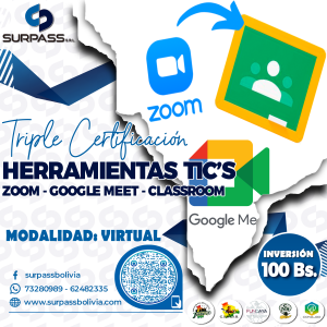 1. Herramientas tic’s zoom - google meet - classroom