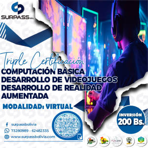 18. COMPUTACIÓN BÁSICA - DESARROLLO DE VIDEOJUEGOS - DESARROLLO DE REALIDAD AUMENTADA